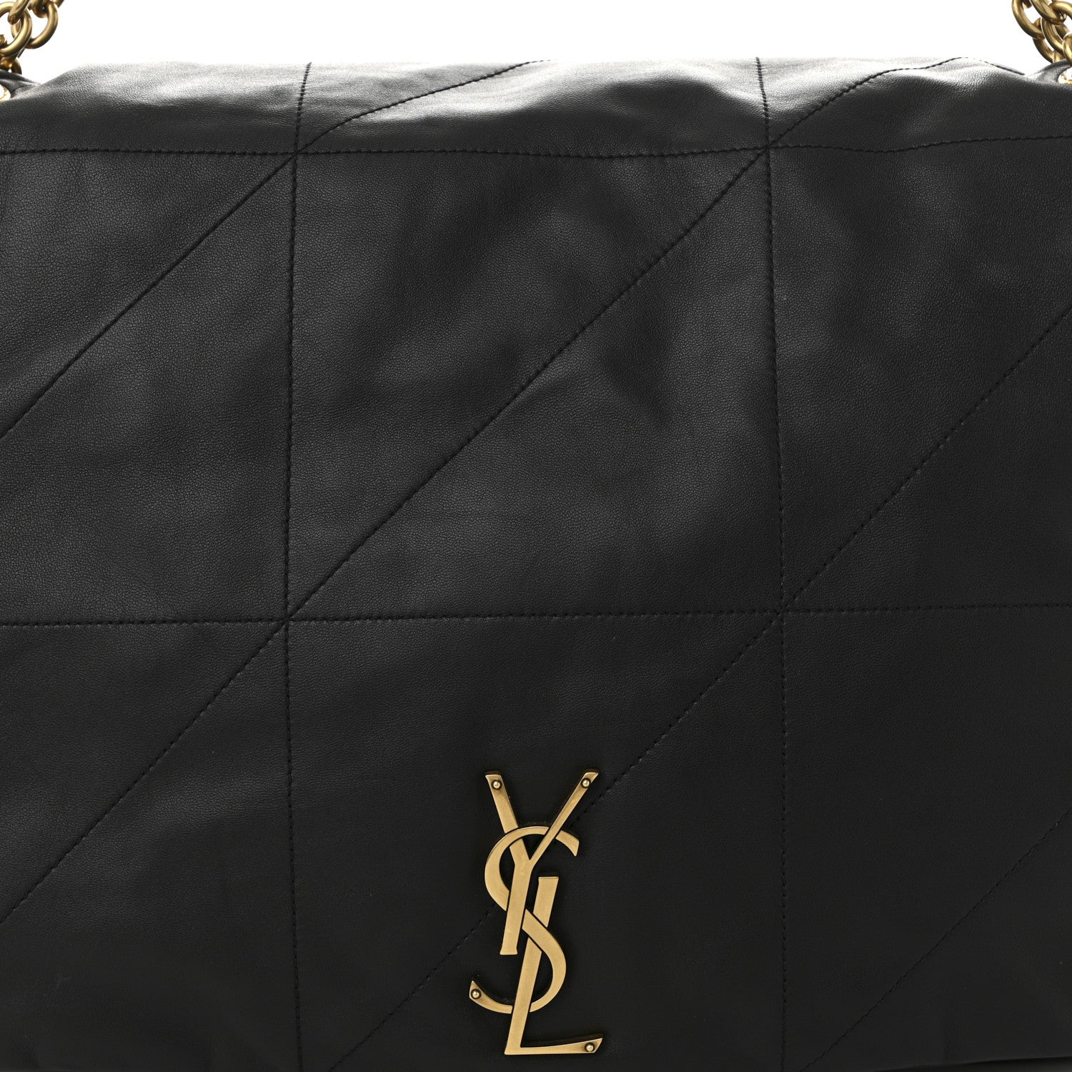 Saint Laurent Lambskin Matelasse Monogram Large Jamie 4.3 Black 8 of 10