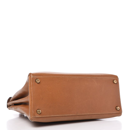 Hermes Courchevel Kelly Retourne 28 Gold 4 of 19