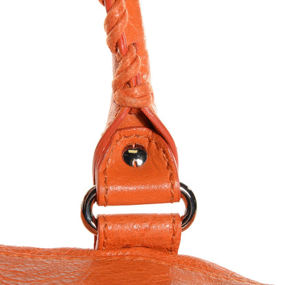Balenciaga Agneau Giant 12 Silver Hardware Work Tangerine 10 of 12