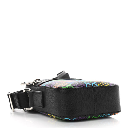 Gucci GG Supreme Monogram Psychedelic Messenger Bag Black 4 of 11