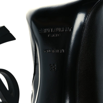Saint Laurent Calfskin Opyum Ankle Boots 39 Black 7 of 10