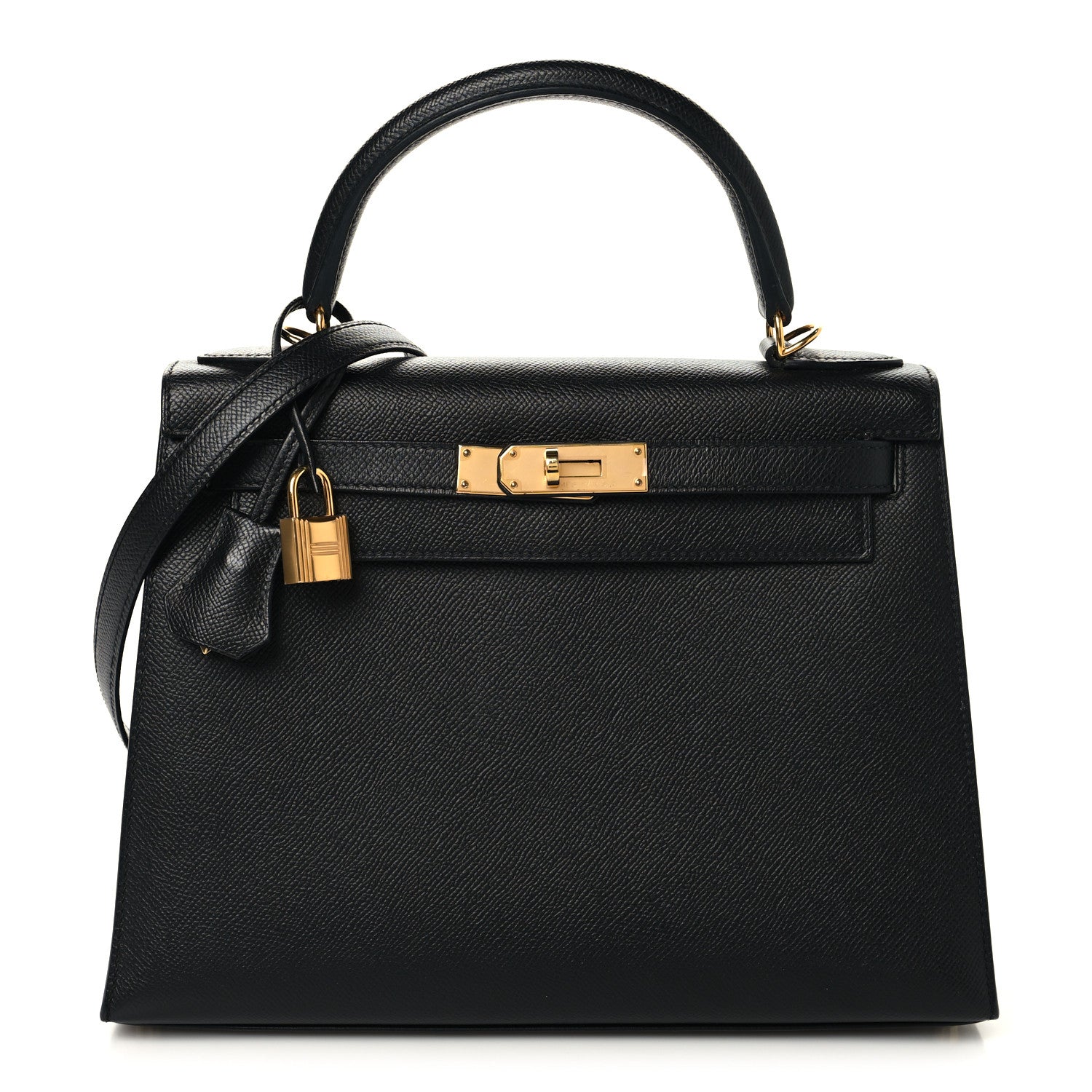 Hermes Epsom Kelly Sellier 28 Black Black 1 of 13