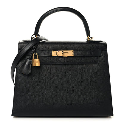Hermes Epsom Kelly Sellier 28 Black Black 1 of 13