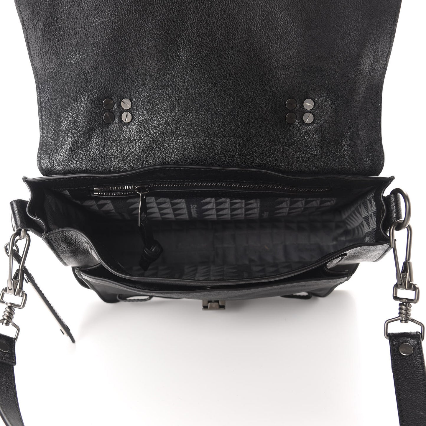 Lambskin Tiny PS1 Satchel Black