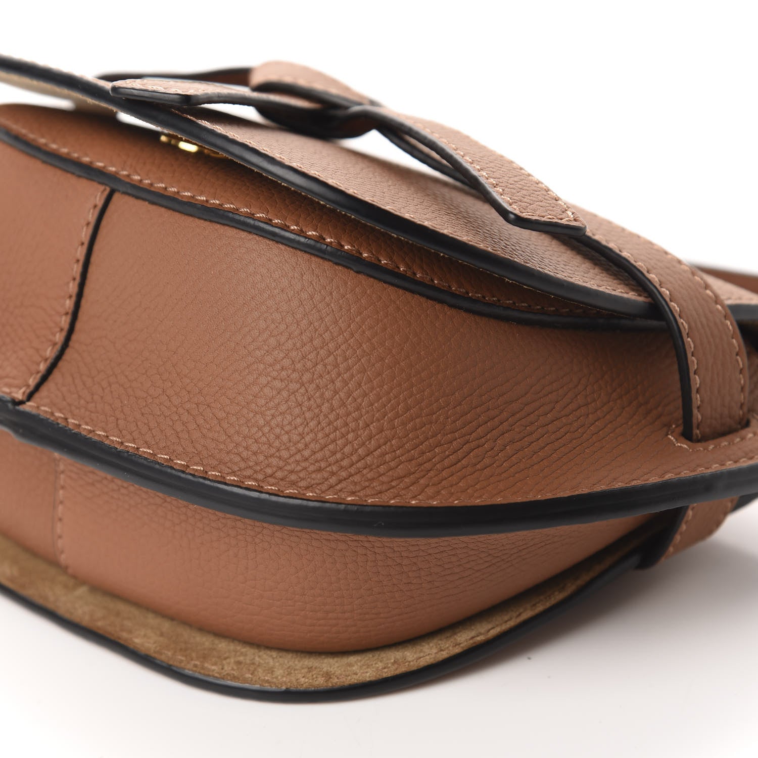 Loewe Pebble Grain Calfskin Mini Gate Dual Bag Tan 7 of 10