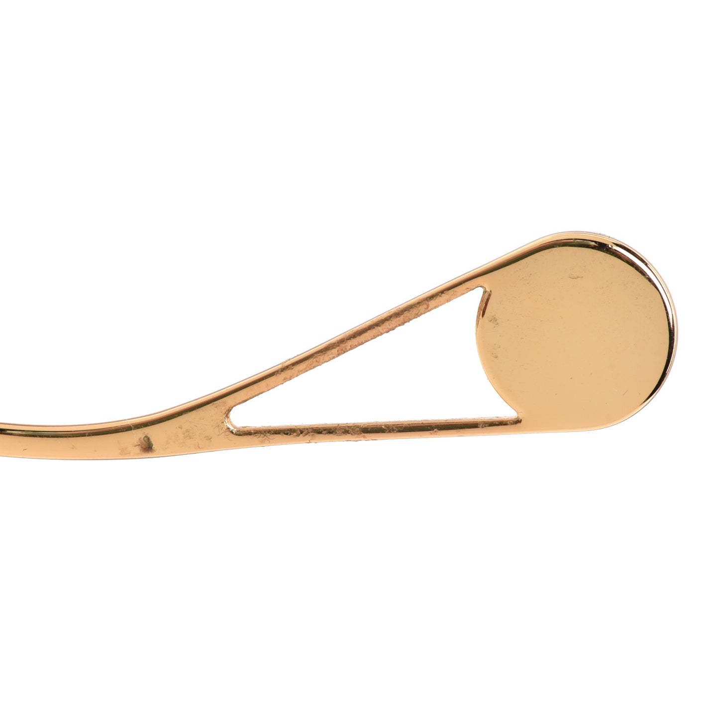 Oversized Round Sunglasses GG0252S Gold Brown