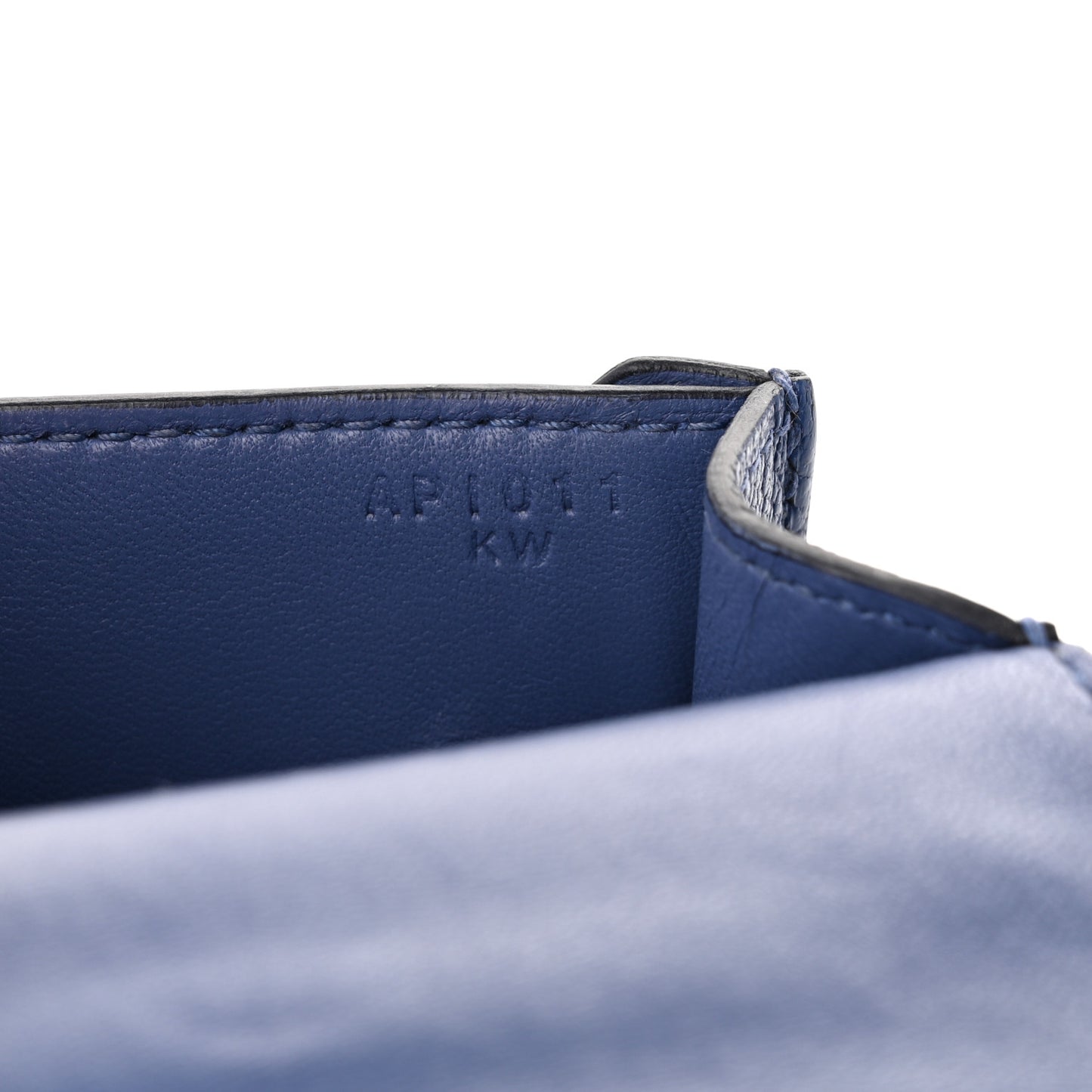 Chevre Mysore Mini Verrou Chaine Bag Bleu Agate