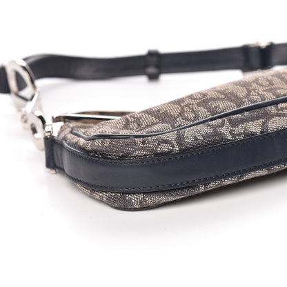 Christian Dior Monogram Shoulder Bag Pochette Blue 8 of 15