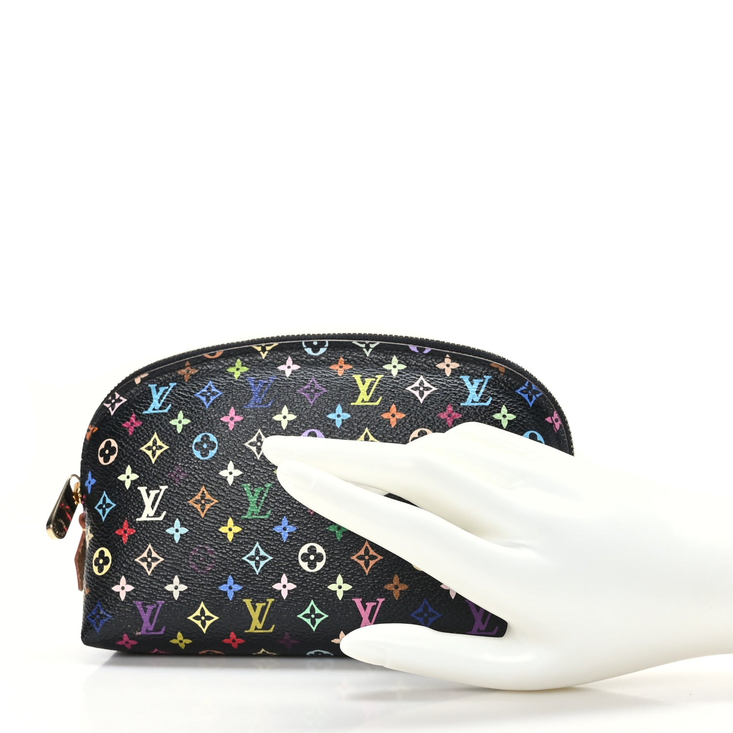 Monogram Multicolor Cosmetic Pouch Black Grenade