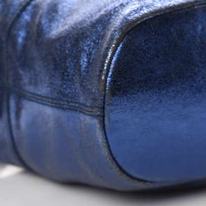 Givenchy Metallic Calfskin Small Nightingale Blue 11 of 20
