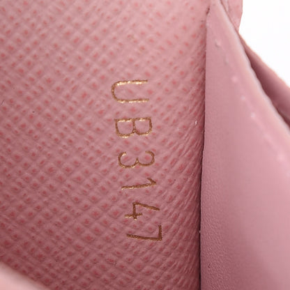 Louis Vuitton Damier Ebene Rosalie Coin Purse Rose Ballerine 7 of 9