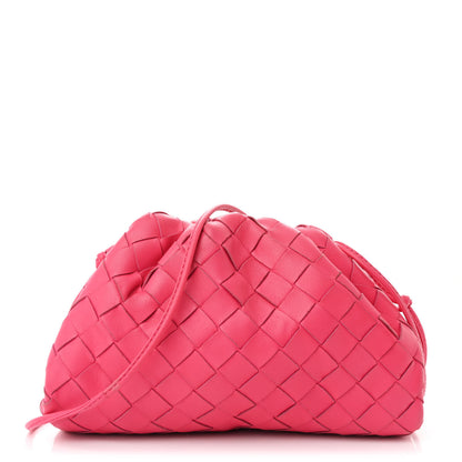 Bottega Veneta Nappa Intrecciato The Mini Pouch Rosa Shock 1 of 10