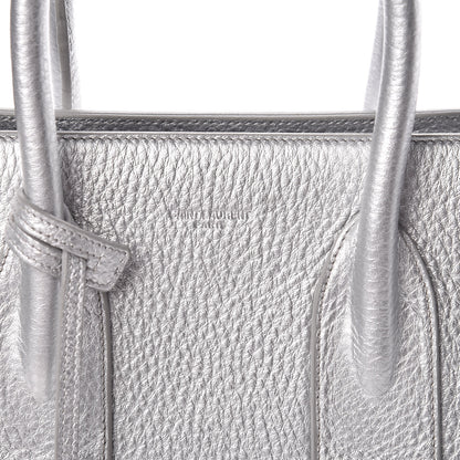 Saint Laurent Metallic Calfskin Small Sac De Jour Silver 9 of 9