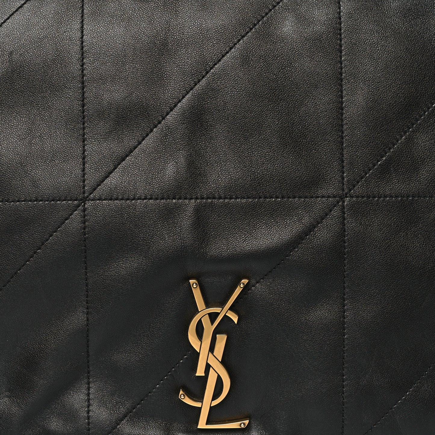 Lambskin Matelasse Monogram Large Jamie 4.3 Black