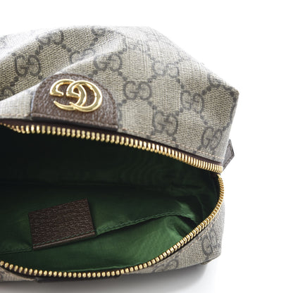 Gucci Soft GG Supreme Monogram Calfskin Medium Ophidia Cosmetic Case Beige Ebony New Acero 4 of 8