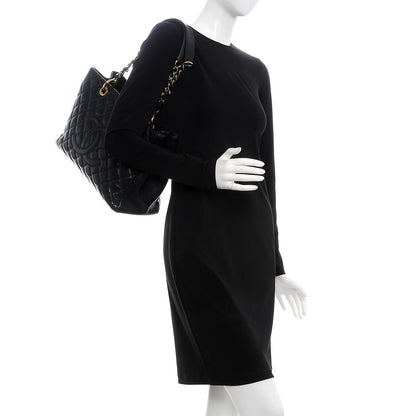 Chanel Caviar Quilted Grand Shopping Tote GST Black 2 of 16