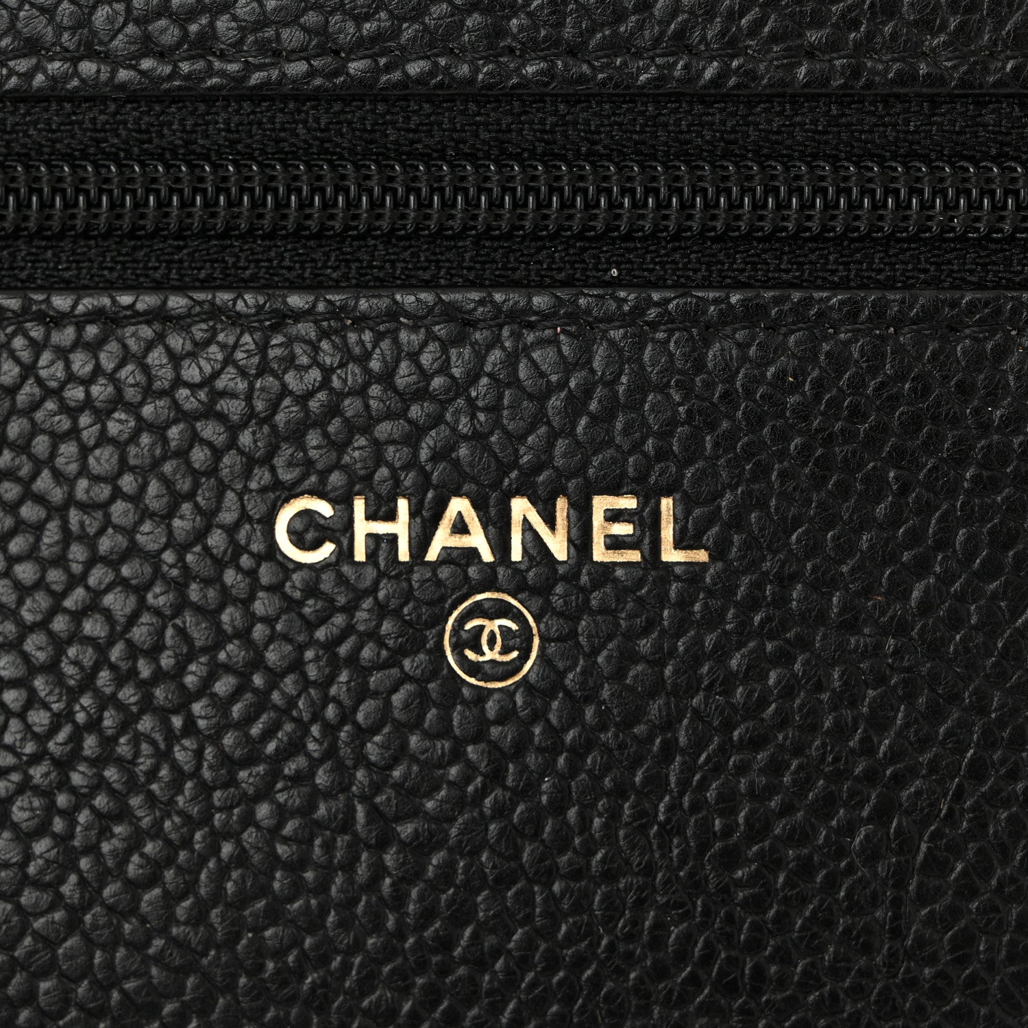 Chanel Caviar Quilted Boy Wallet On Chain WOC Black 6 of 12