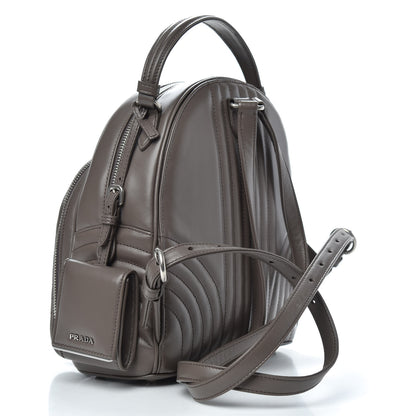 Prada Soft Calfskin Impunture Diagramme Day Backpack Bambu 2 of 7
