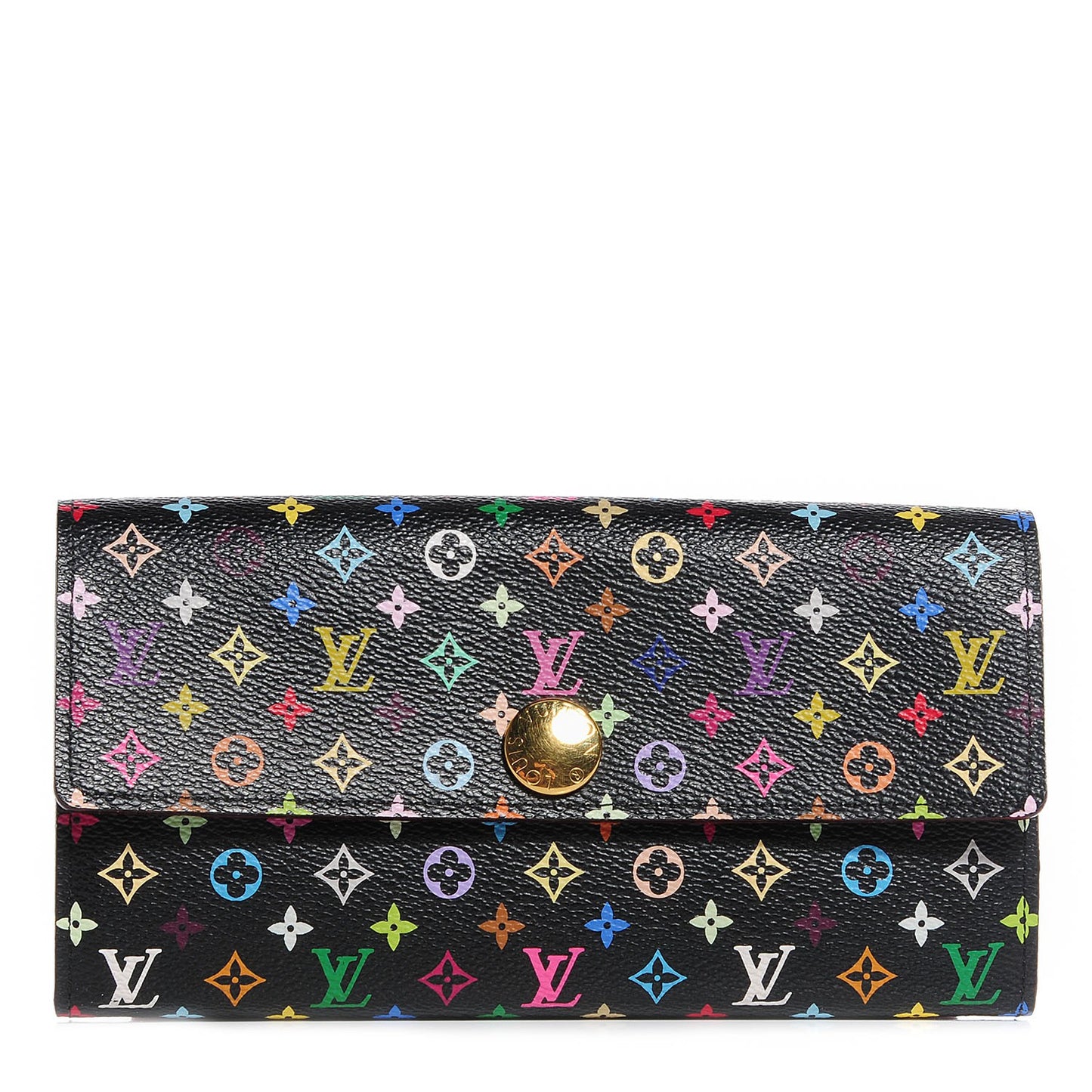 Monogram Multicolor Sarah Wallet Black Grenade