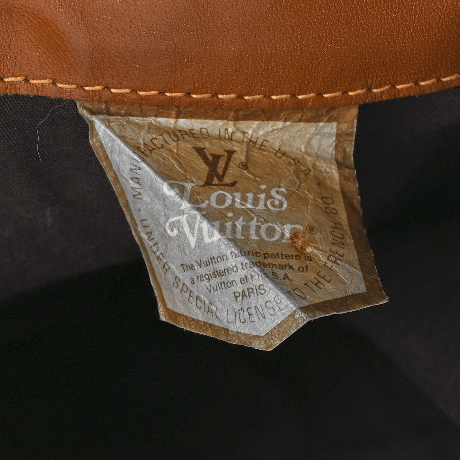 Louis Vuitton Monogram French Company Sac Plat 6 of 12