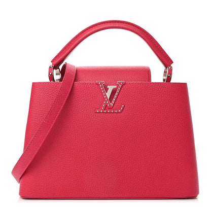 Louis Vuitton Taurillon Capucines Studs PM Bougainvillea 1 of 9