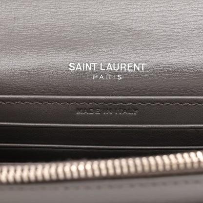 Saint Laurent Calfskin Monogram Sunset Chain Wallet Earth 6 of 9