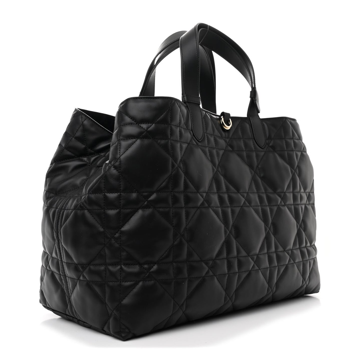 Calfskin Macrocannage Large Toujours Black