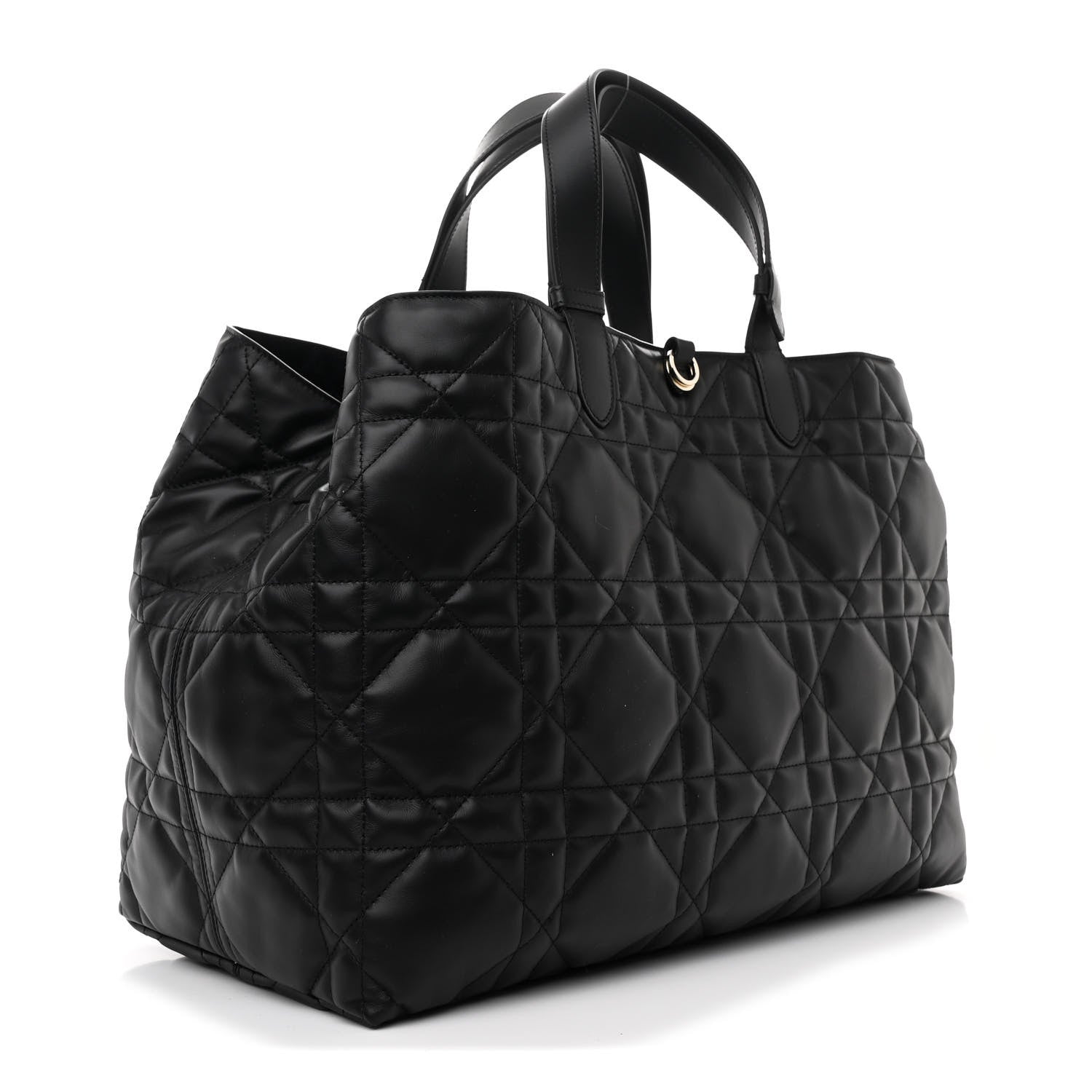 Christian Dior Calfskin Macrocannage Large Toujours Black 4 of 12