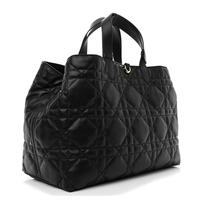 Christian Dior Calfskin Macrocannage Large Toujours Black 4 of 12