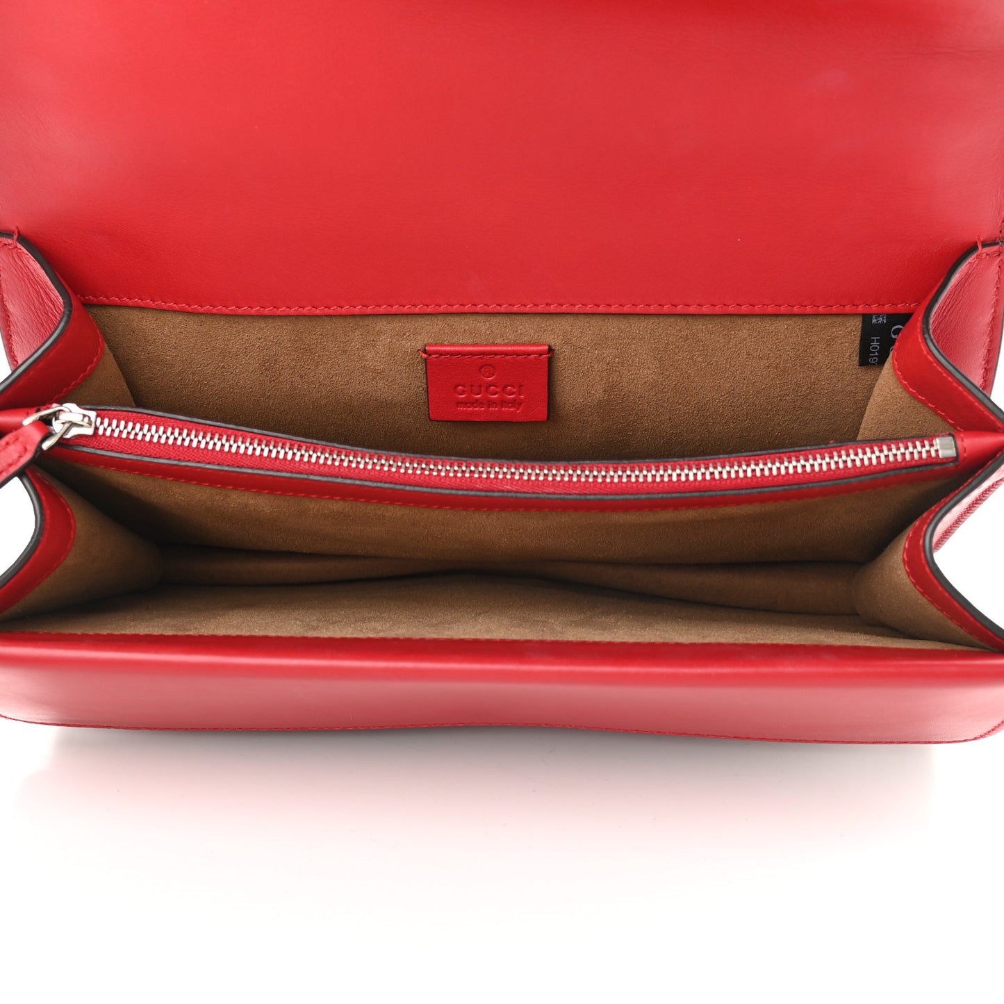 GG Supreme Monogram Arabesque Small Dionysus Shoulder Bag Hibiscus Red