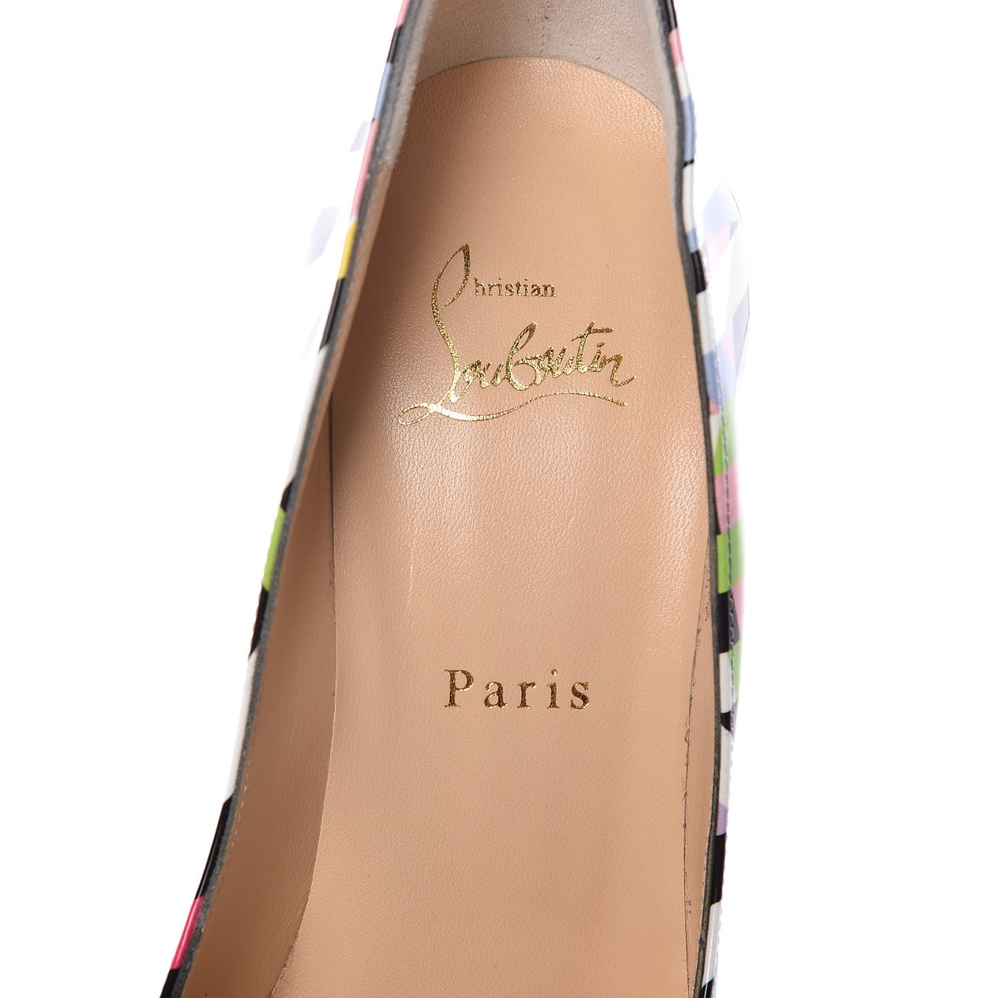Patent Cinestripes Pigalle Follies 100 Pumps 37.5 Multi