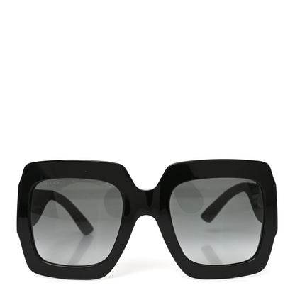 Gucci Square Frame GG0102S Sunglasses Glitter Black 2 of 7