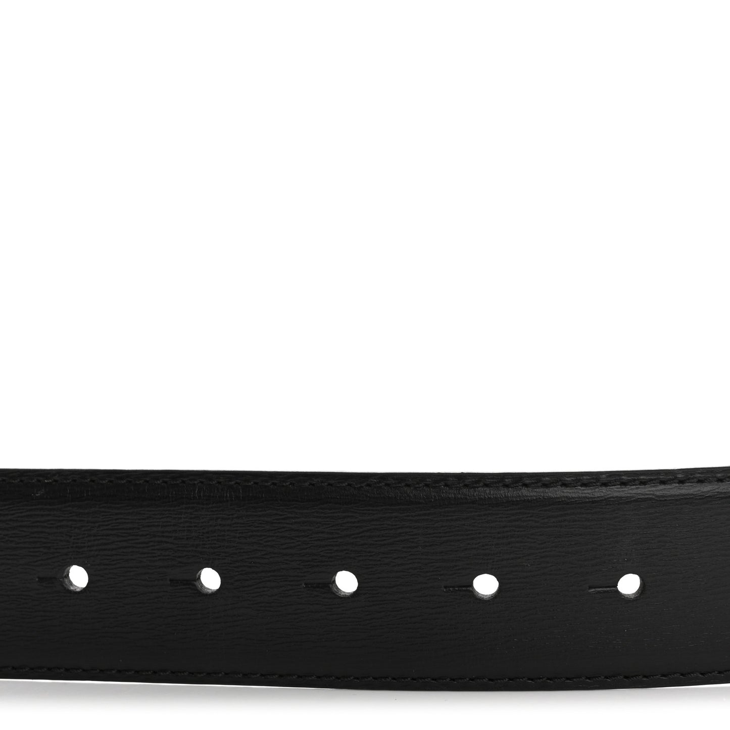 Textured Calfskin 4cm La Medusa Belt 90 36 Black