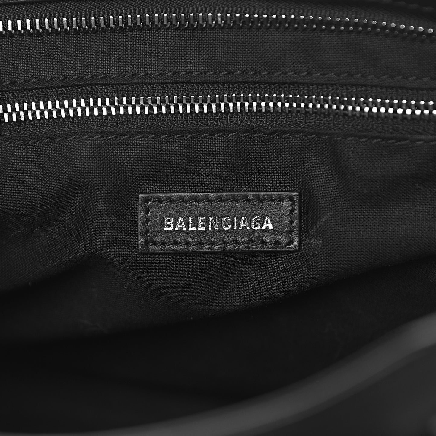 Canvas Satin Calfskin Diagonal Allover Logo Print Classic Silver Hardware S City Black White