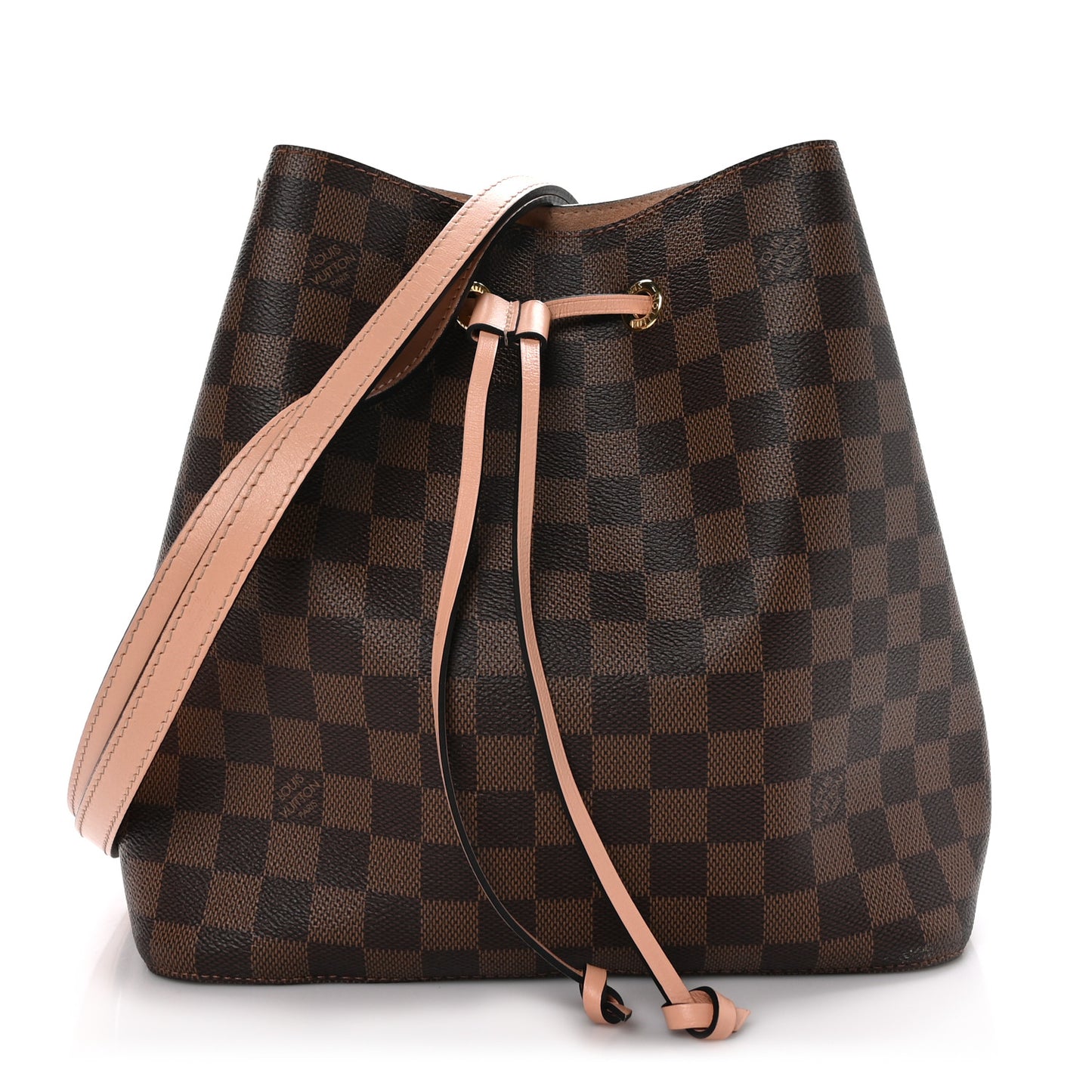 Damier Ebene Neonoe MM Venus Pink