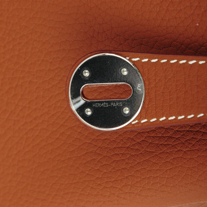 Hermes Taurillon Clemence Lindy 34 Gold 8 of 10