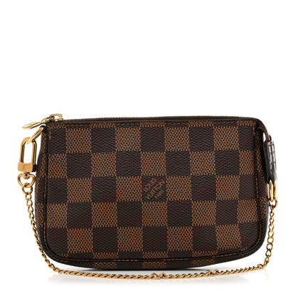 Louis Vuitton Damier Ebene Mini Pochette Accessories 1 of 7