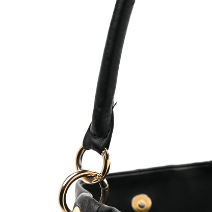 Chanel Calfskin Stitched Hobo Black 13 of 13