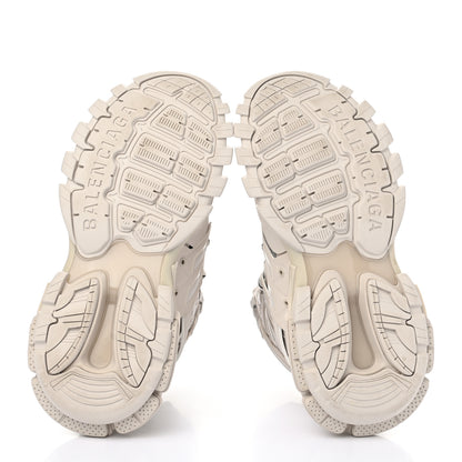 Balenciaga Mesh Nylon Womens Track Hike Sneakers 38 Full Beige 5 of 9