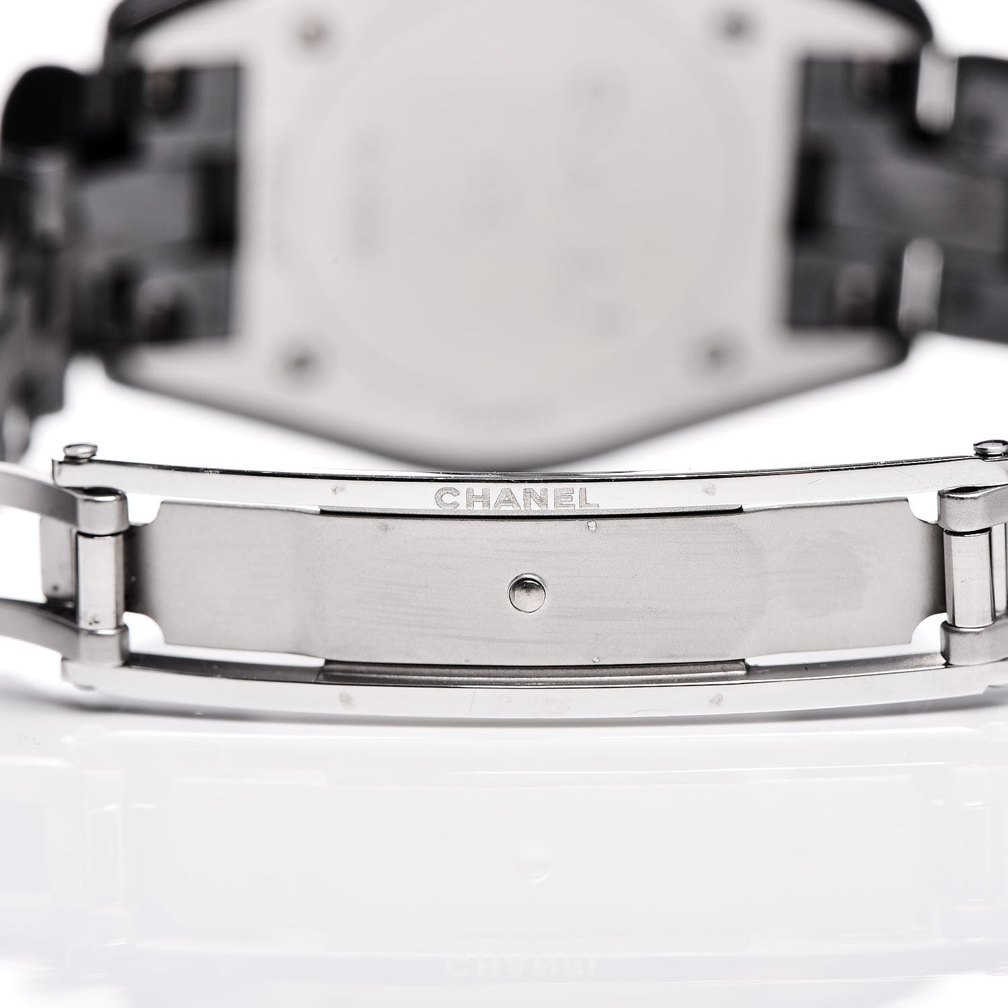 Stainless Steel Ceramic Diamond 29mm J12 Quartz Watch Black