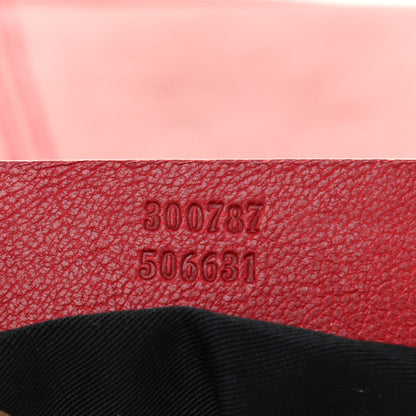 Alexander McQueen Calfskin De Manta Clutch Red 7 of 12