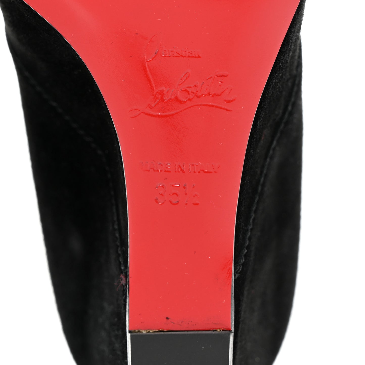 Veau Velours Compacta 70 Ankle Boots 35.5 Black