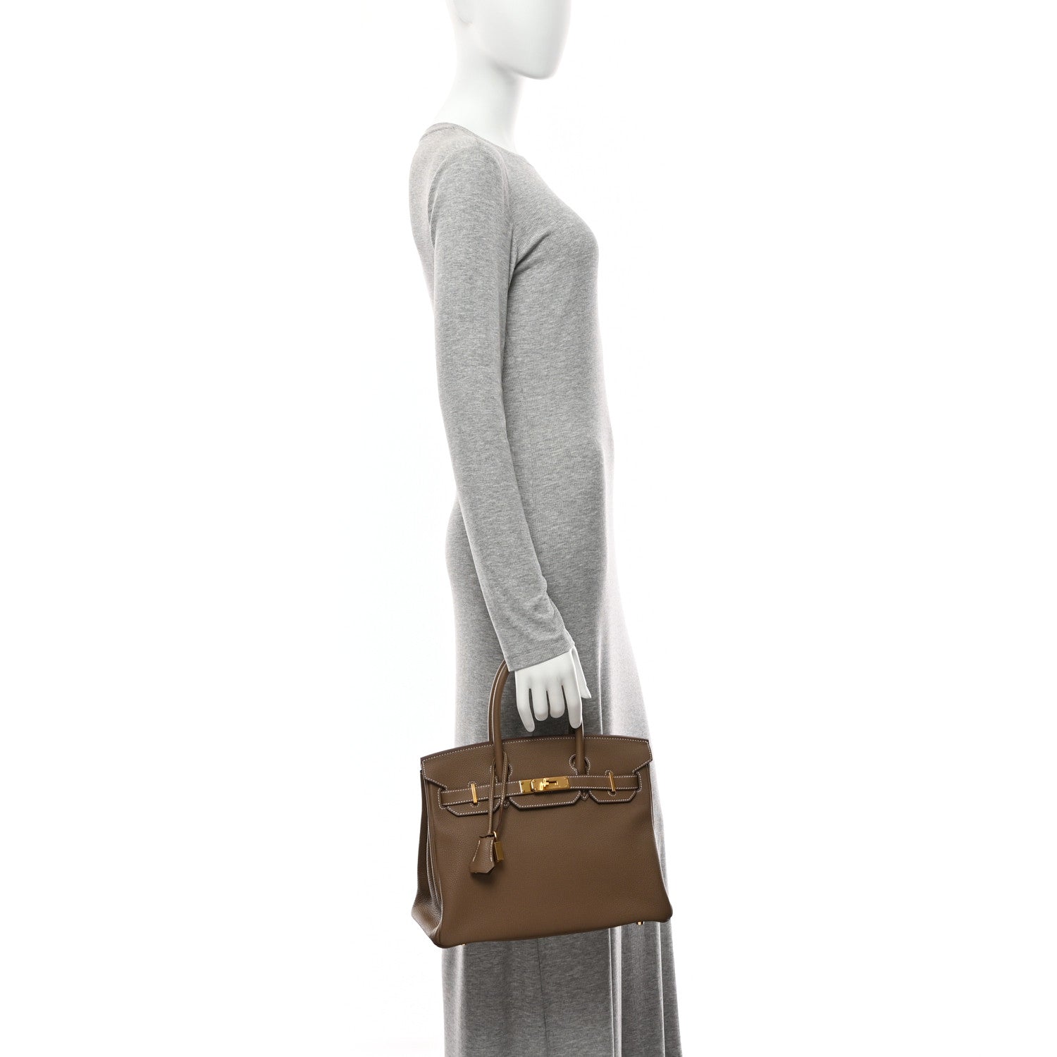 Hermes Togo Birkin 30 Etoupe 11 of 11