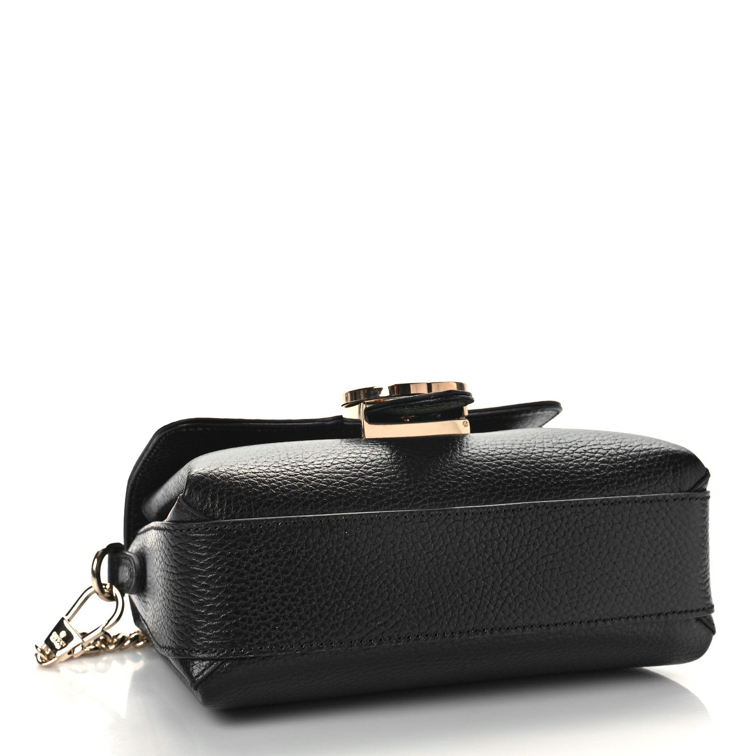 Gucci Dollar Calfskin Interlocking G Crossbody Bag Black 4 of 9
