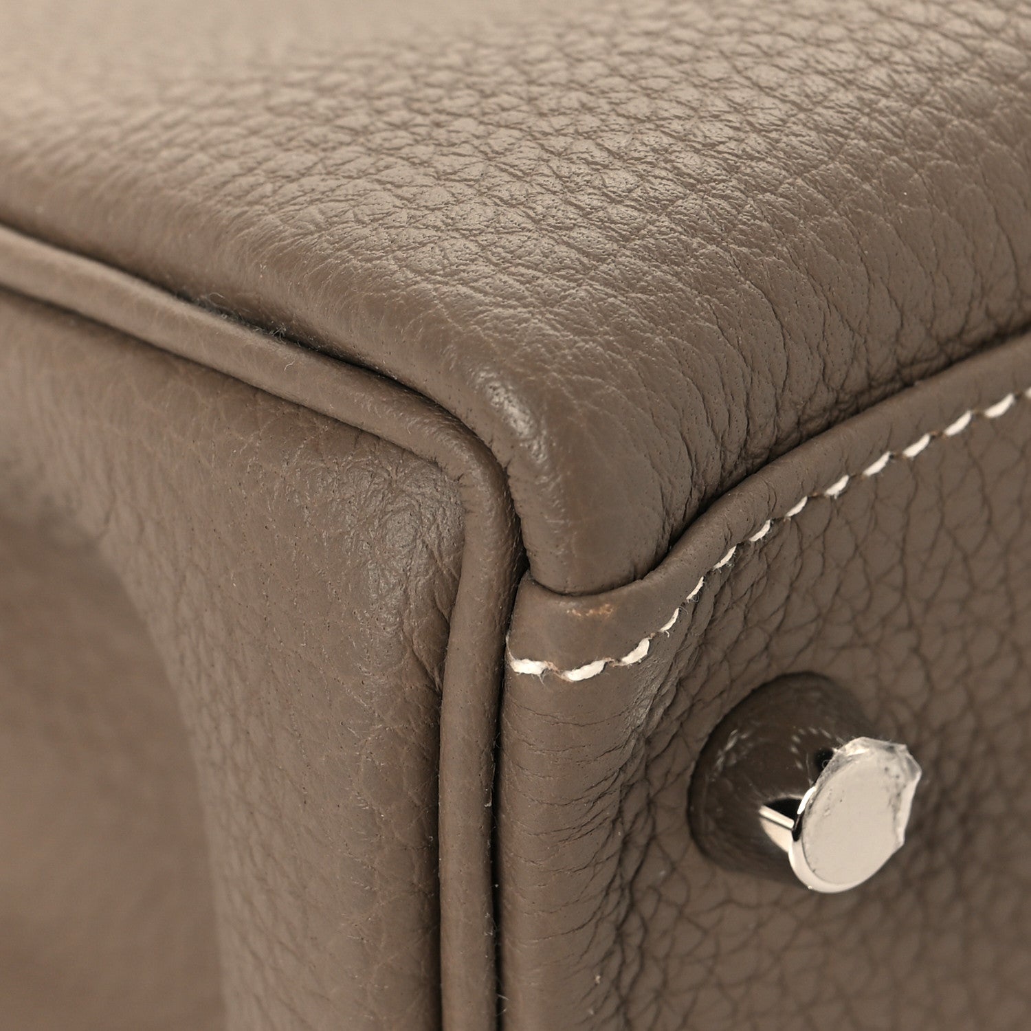 Hermes Togo Kelly Retourne 28 Etoupe 8 of 12