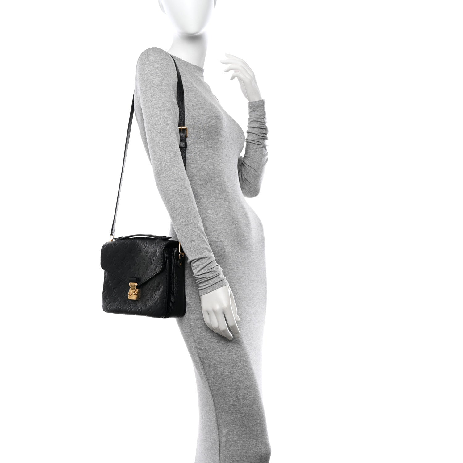 Louis Vuitton Empreinte Pochette Metis Black 2 of 13