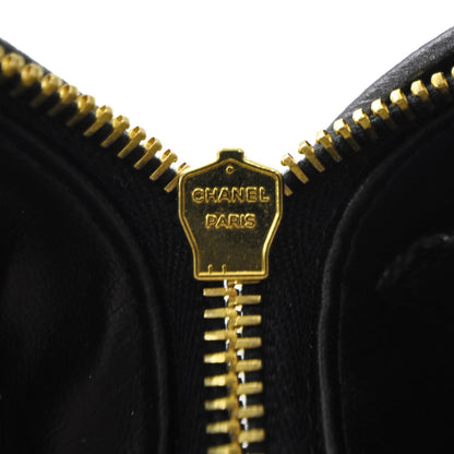 Chanel Caviar Vanity Cosmetic Case Black 7 of 10