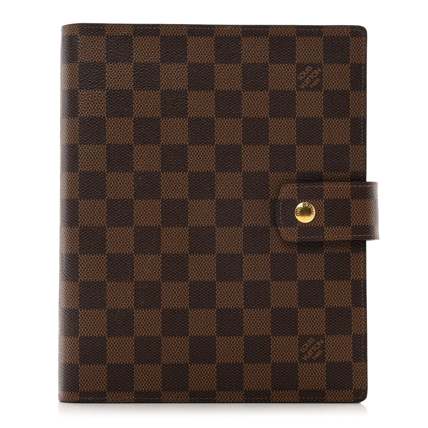 Damier Ebene Large Ring Agenda Cover