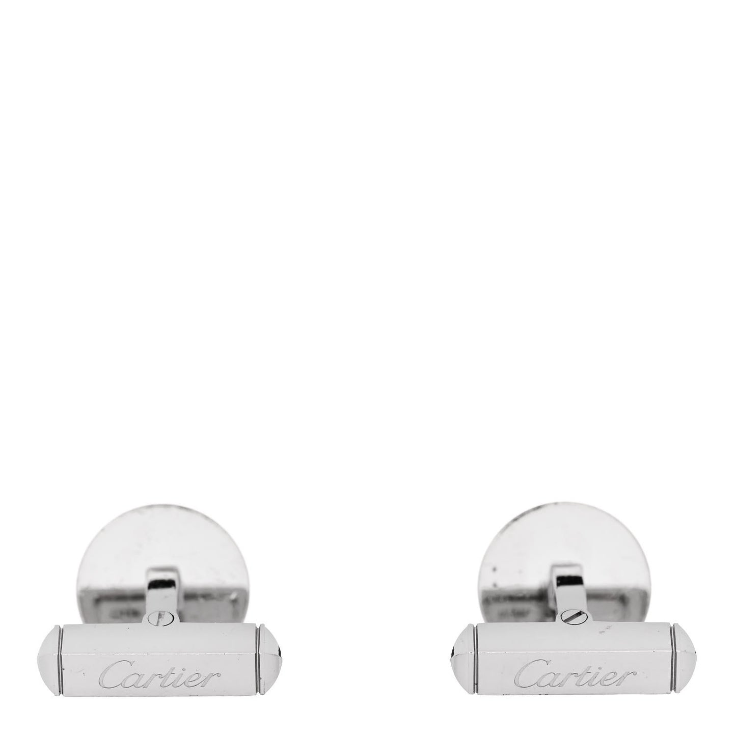 Palladium Sterling Silver Blue Spinel R De Cartier Biplane Cufflinks