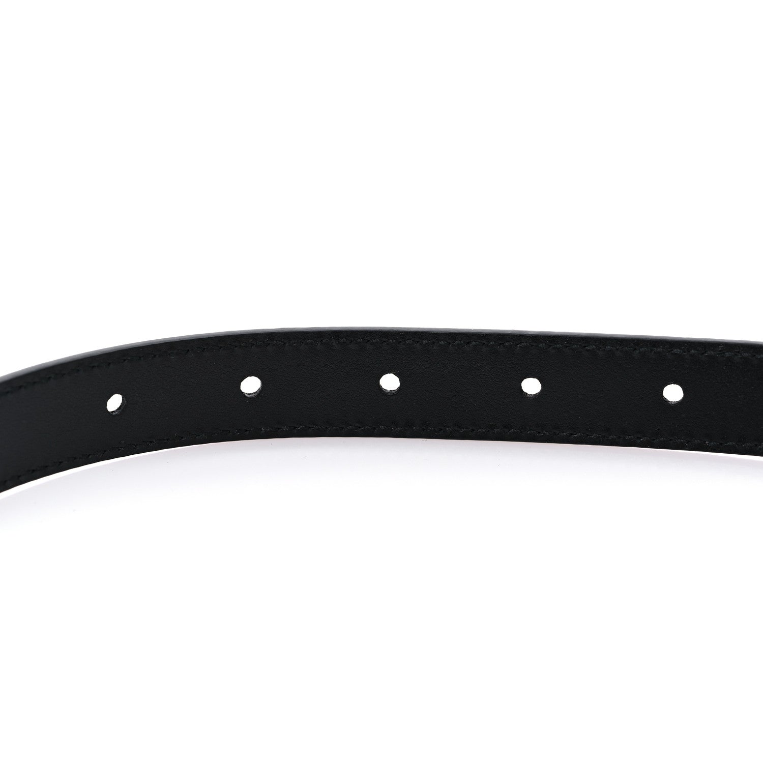 Gucci Plutone Calfskin Double G Reversible 20mm Belt 90 36 Porcelain Rose Black 4 of 4